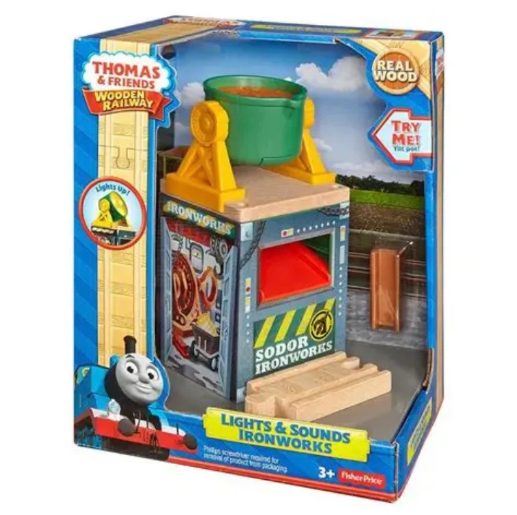 Thomas & Friends Wooden Railway Sodor Ironworks Playset - photo 2