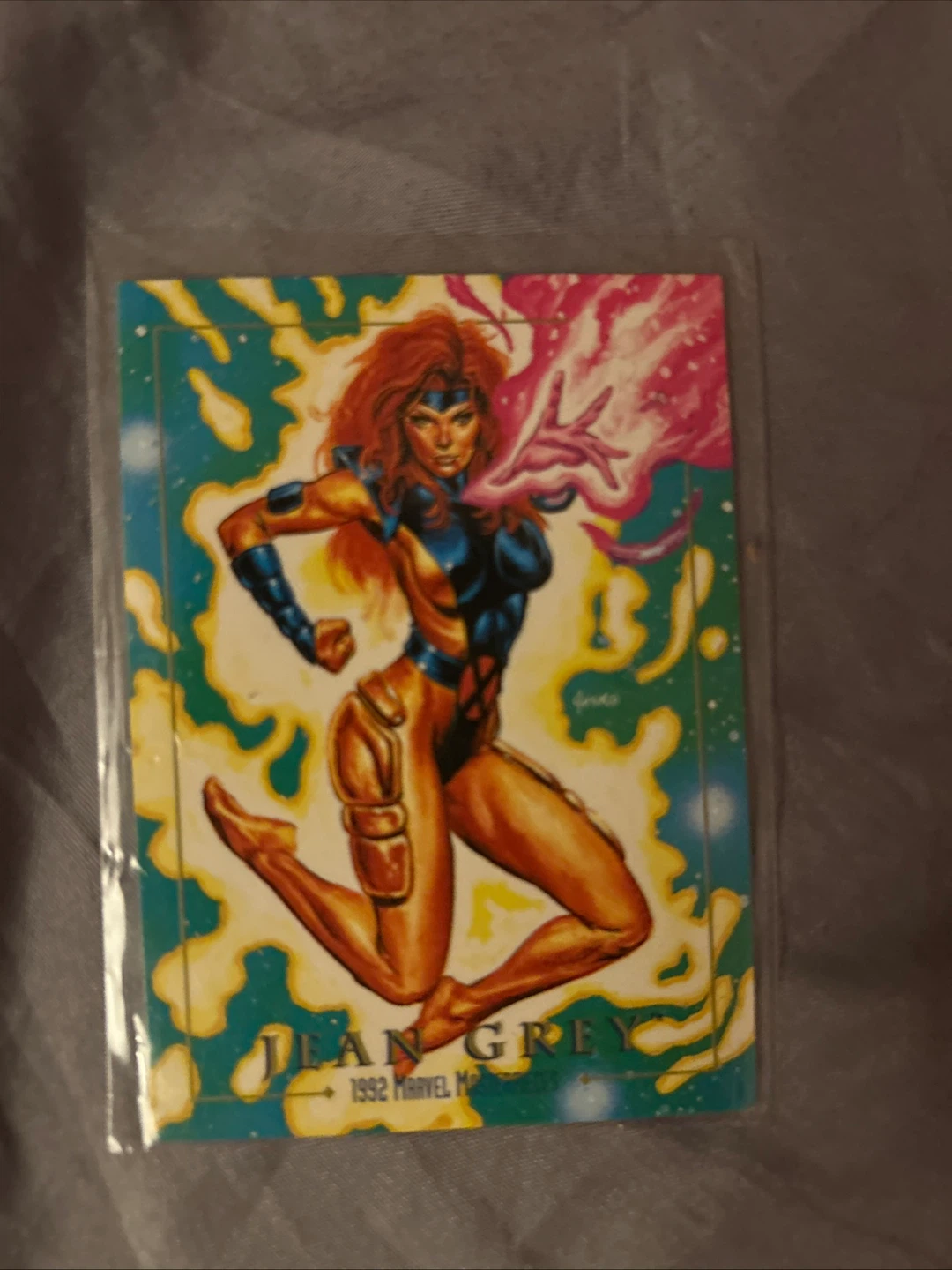 1992 Marvel Masterpiece Jean Grey Trading Card - photo 2