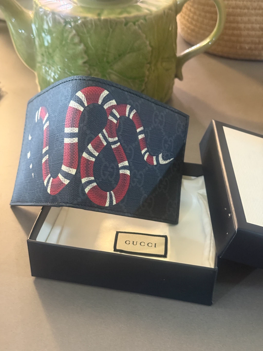 Gucci King Snake Bi-fold Wallet - photo 2