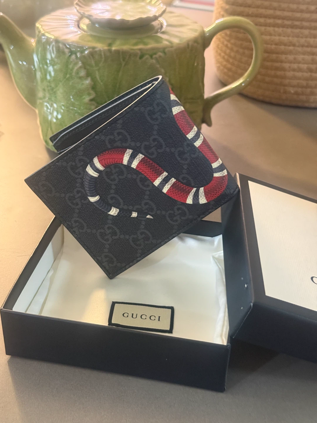 Gucci King Snake Bi-fold Wallet - photo 3