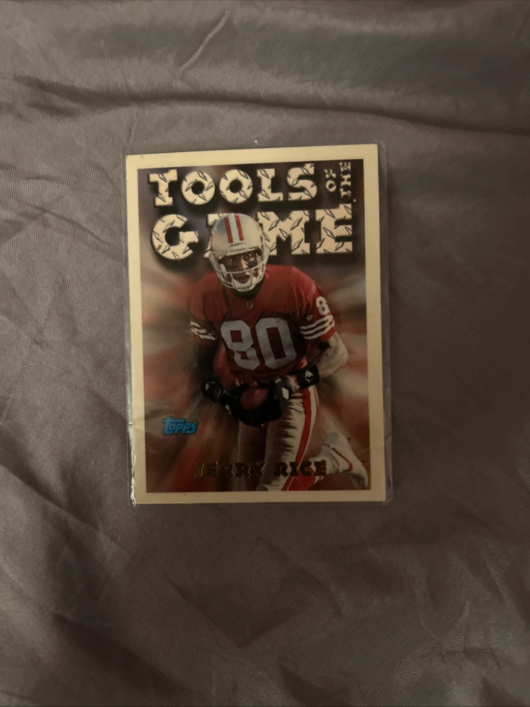 1994 Topps Jerry Rice "Tools of the Game" Trading Card