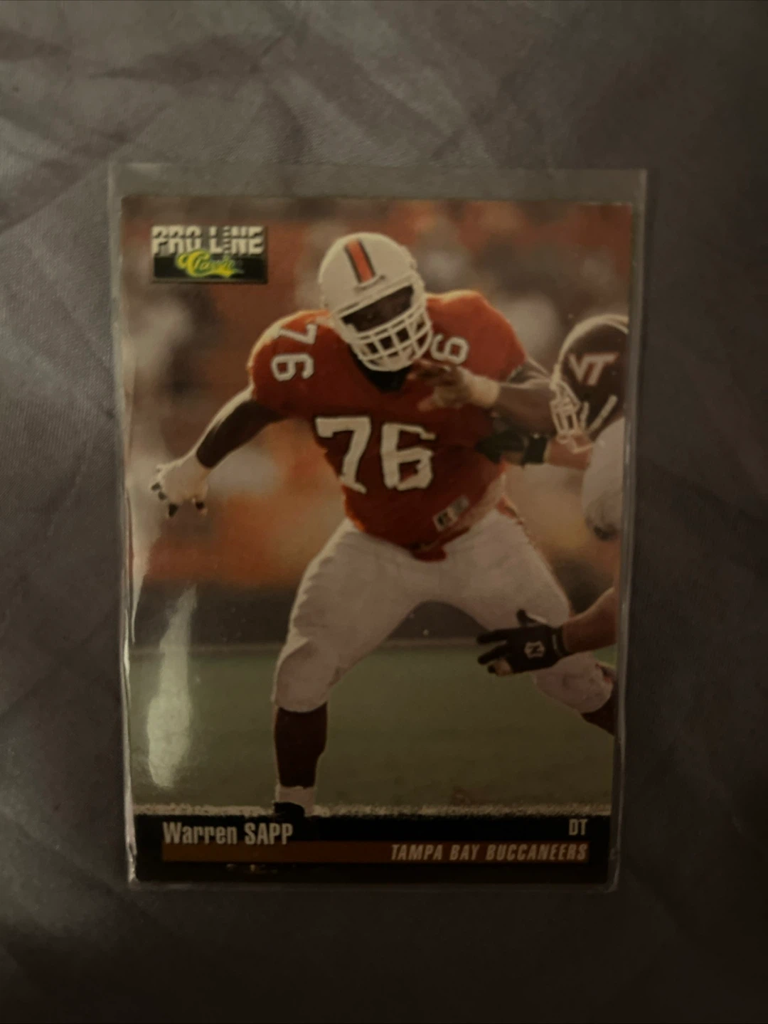 Warren Sapp 1994 Pro Line Classic Football Card