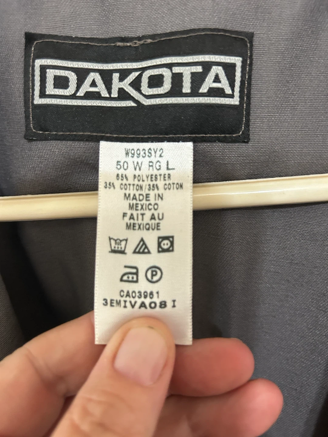Dakota Workwear Coveralls Grey Men's Regular Large - photo 3