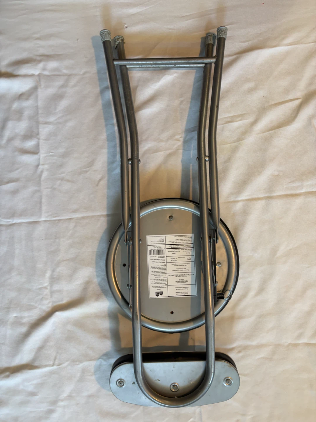 Black Round Folding Stool