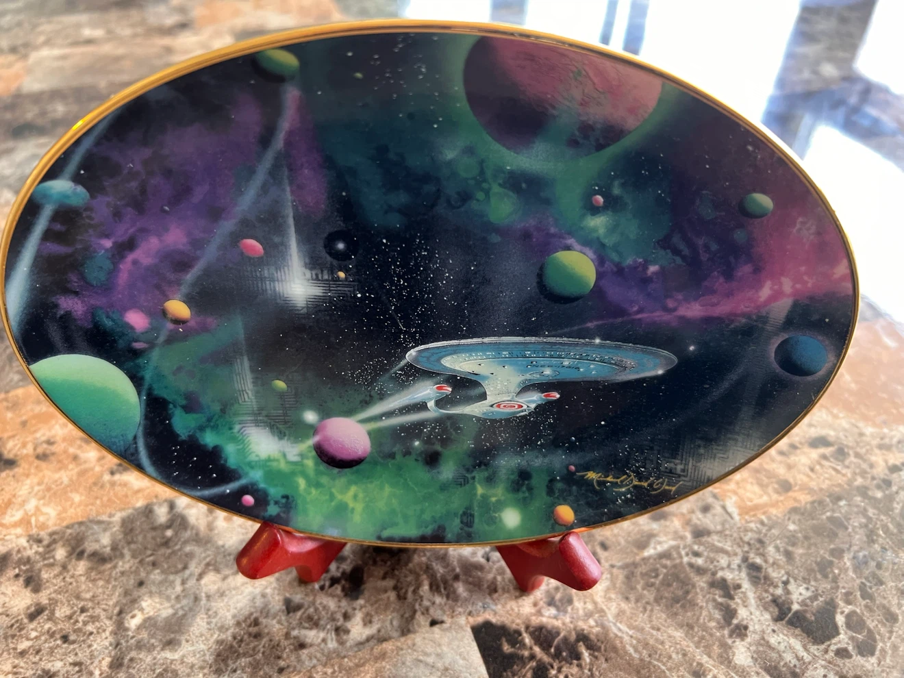 Star Trek Collector's Plate Set - photo 2