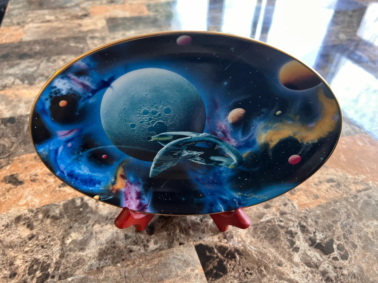 Star Trek Collector's Plate Set - photo 3