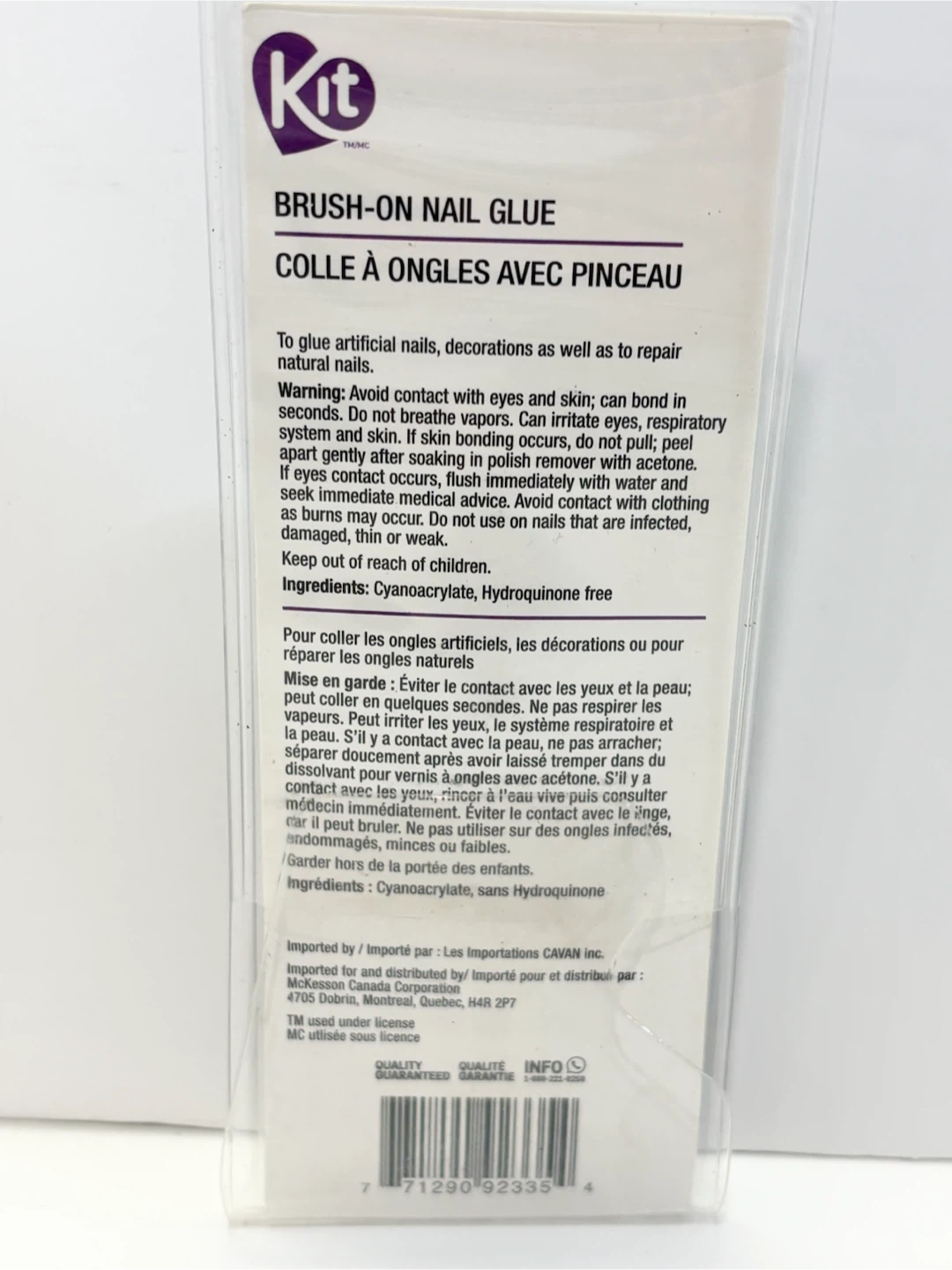 Nail glue Kit Brush On Nail Glue - photo 2