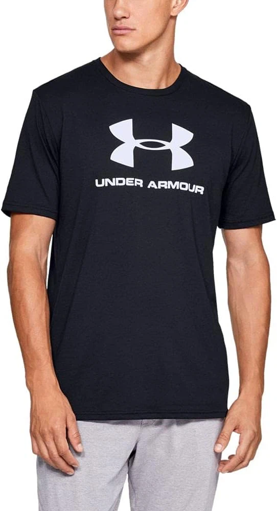 Under Armour logo black tshirt size Large