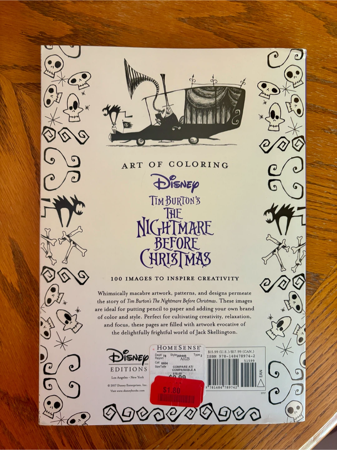 Nightmare Before Christmas Colouring Book - photo 2