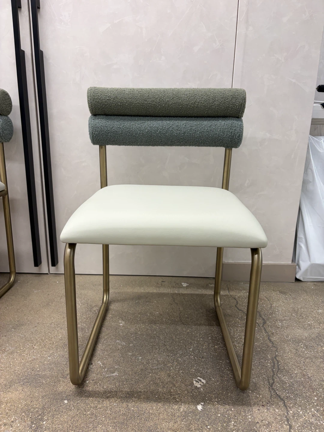 Modern Accent Chair with Textured Back