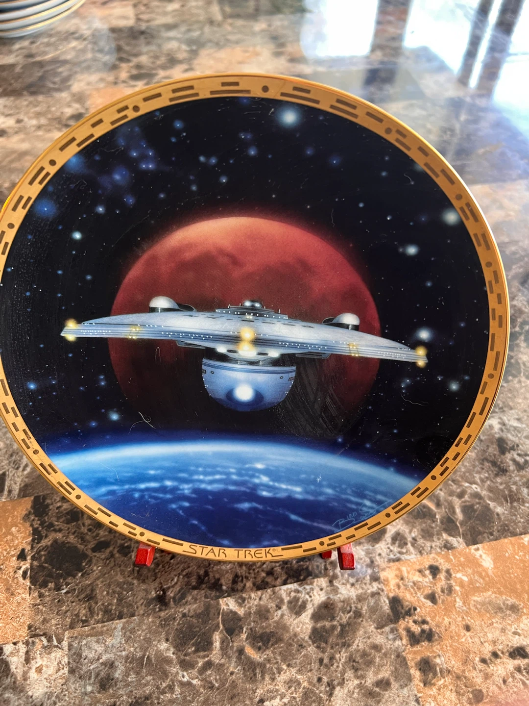Star Trek Collectors Plates - photo 3