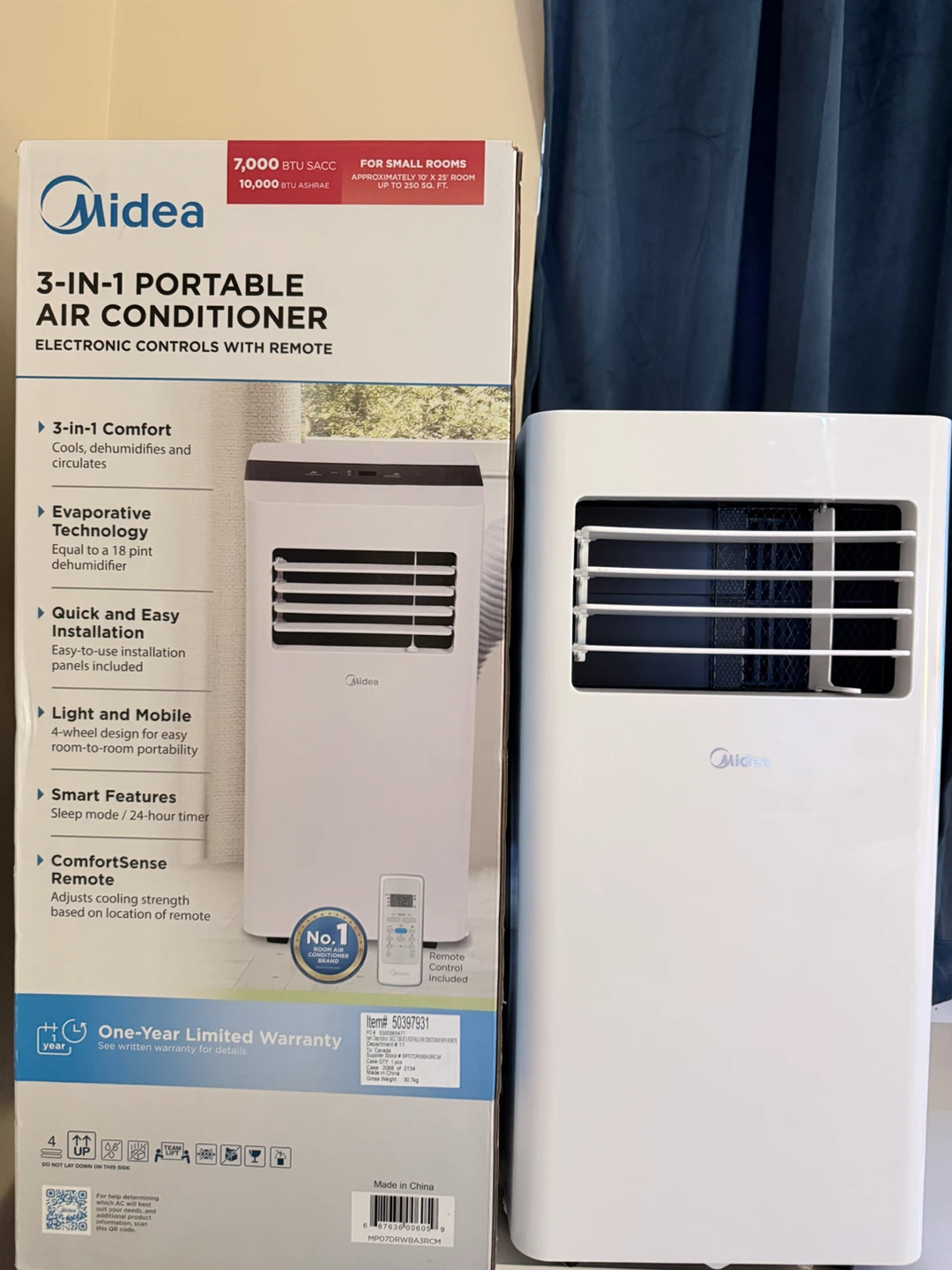 Portable Air Conditioner 7,000 BTU - photo 3