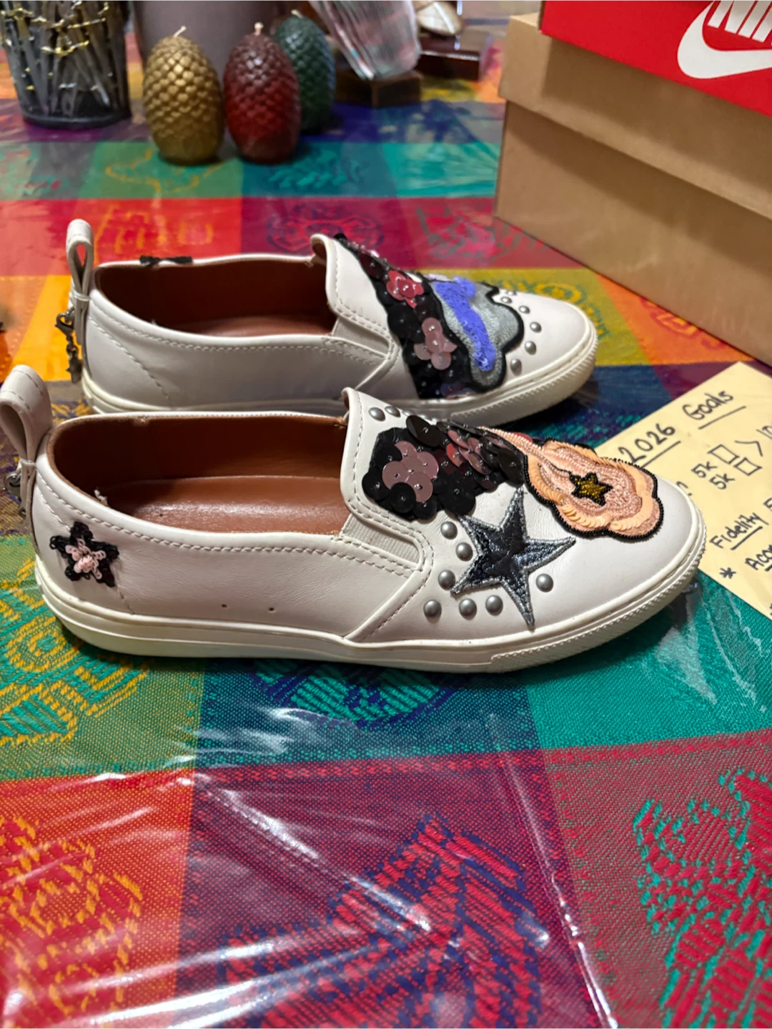 Coach C115 Star Seq Slip-On Sneakers