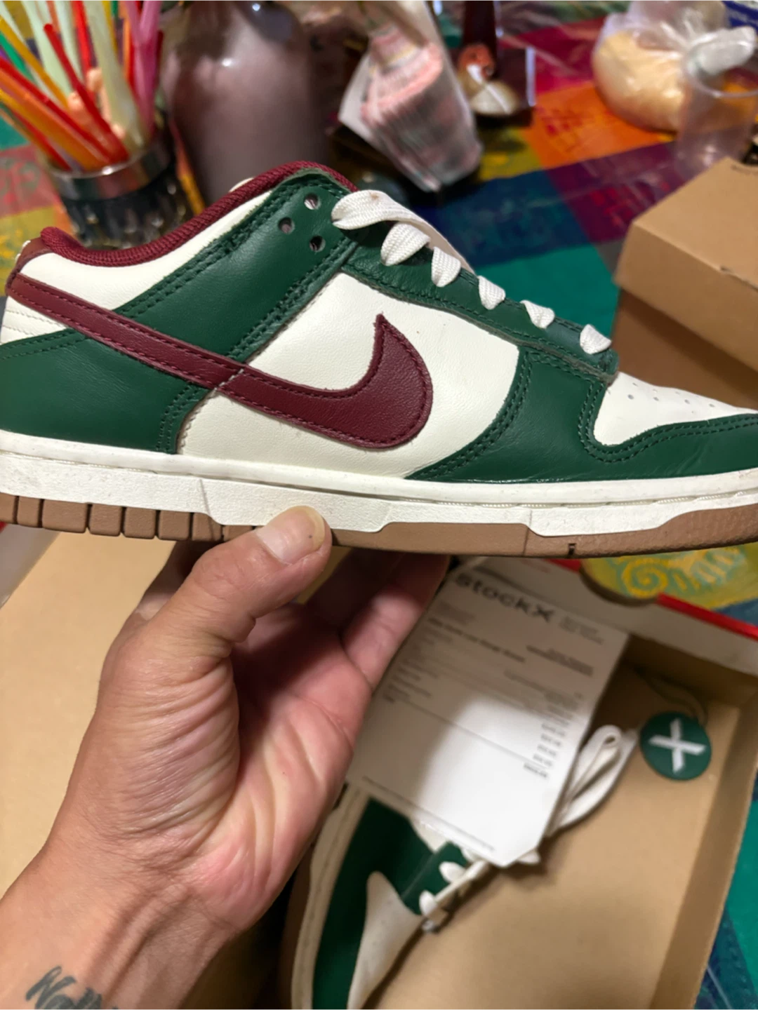 Nike Dunk Low Retro Gorge Green Shoes - photo 2
