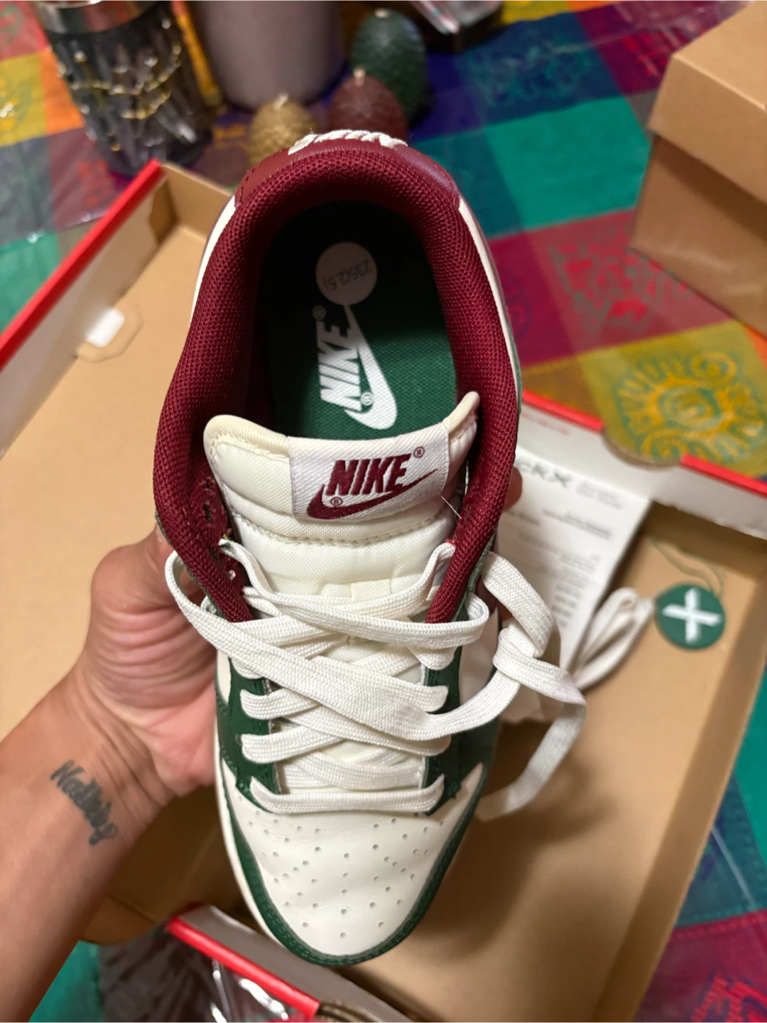Nike Dunk Low Retro Gorge Green Shoes - photo 3