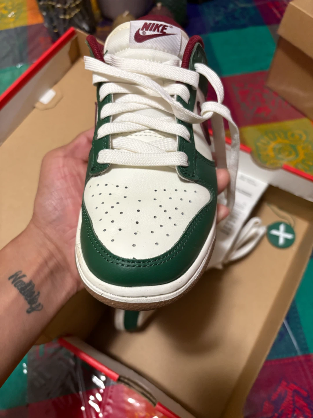 Nike Dunk Low Retro Gorge Green Shoes - photo 4