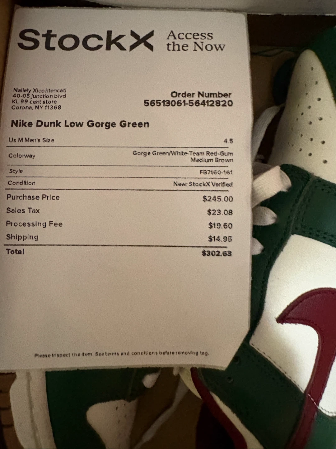 Nike Dunk Low Retro Gorge Green Shoes - photo 5