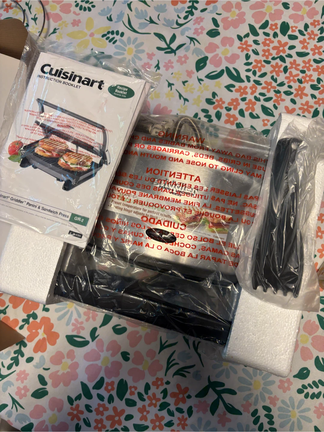 Cuisinart Griddler Panini & Sandwich Press GR-1CRC - photo 2