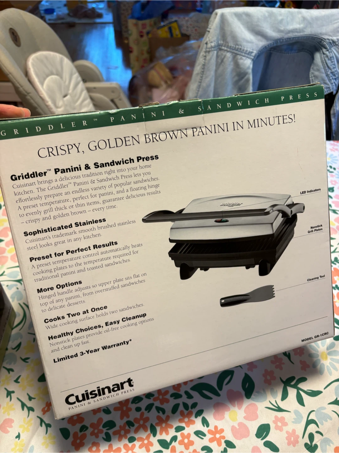 Cuisinart Griddler Panini & Sandwich Press GR-1CRC - photo 3