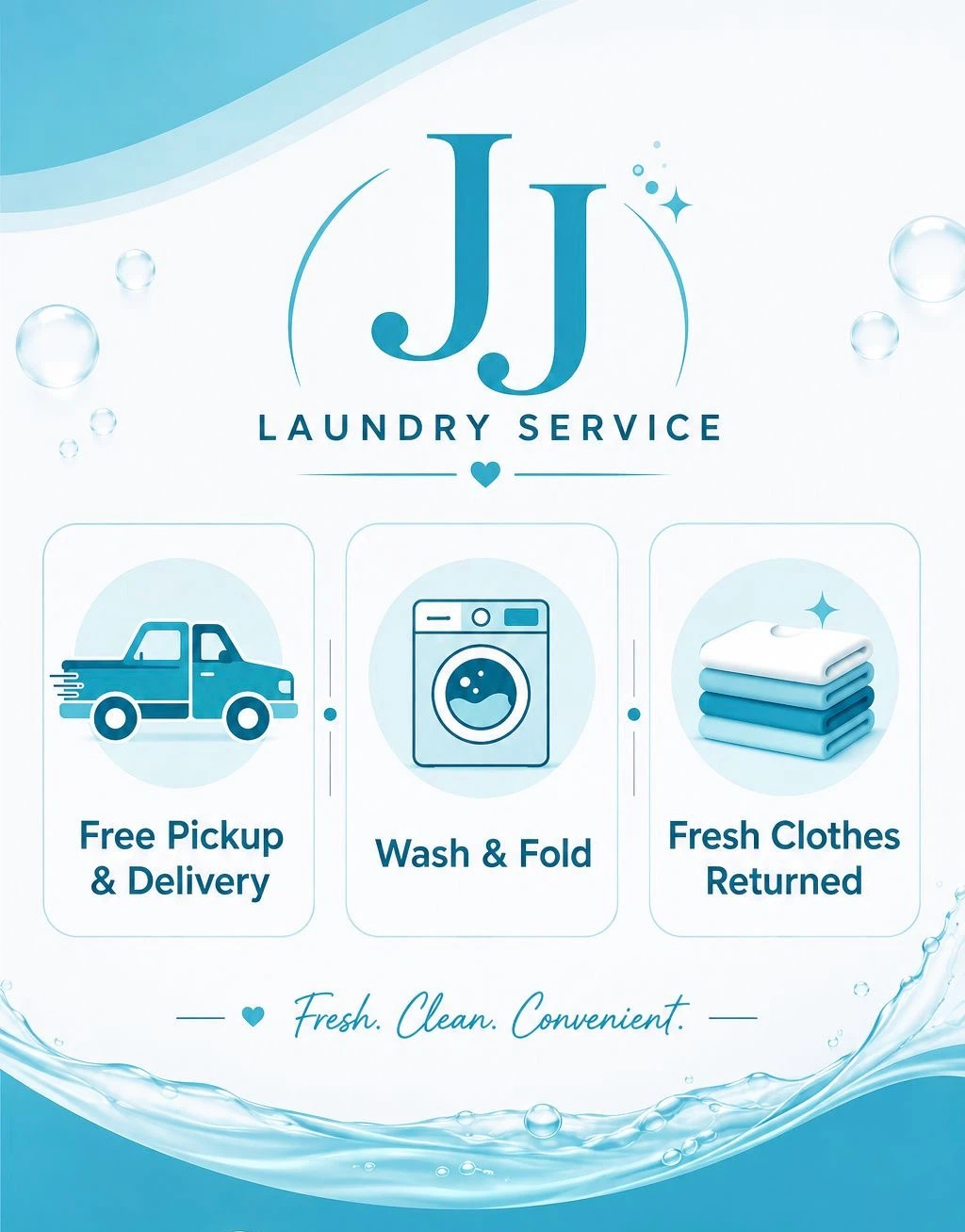 JJ Laundry Service Wash Dry Fold
