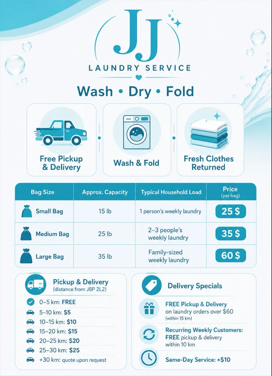 JJ Laundry Service Wash Dry Fold - photo 2