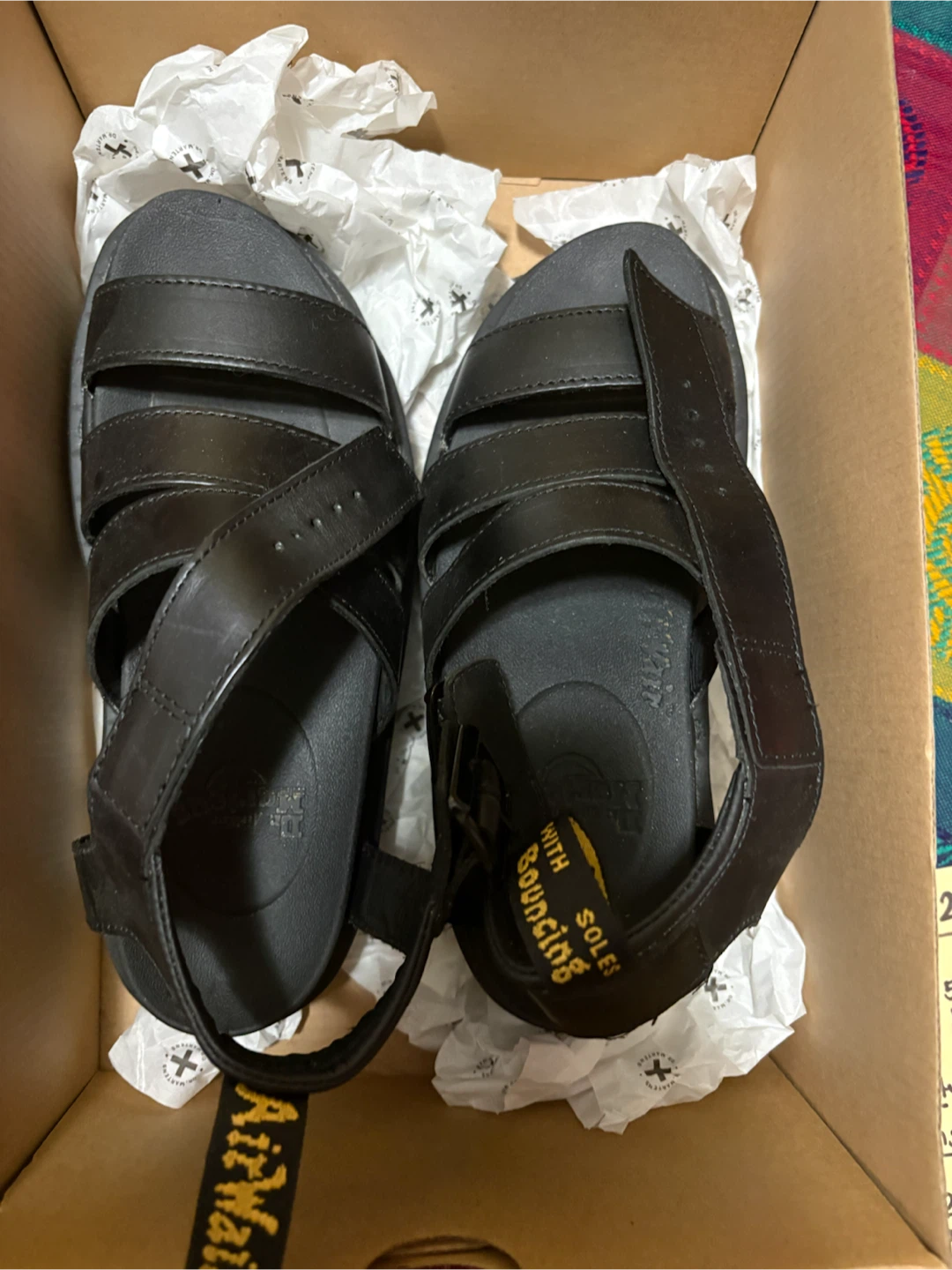 Dr. Martens Brando Black Leather Platform Sandals - photo 2