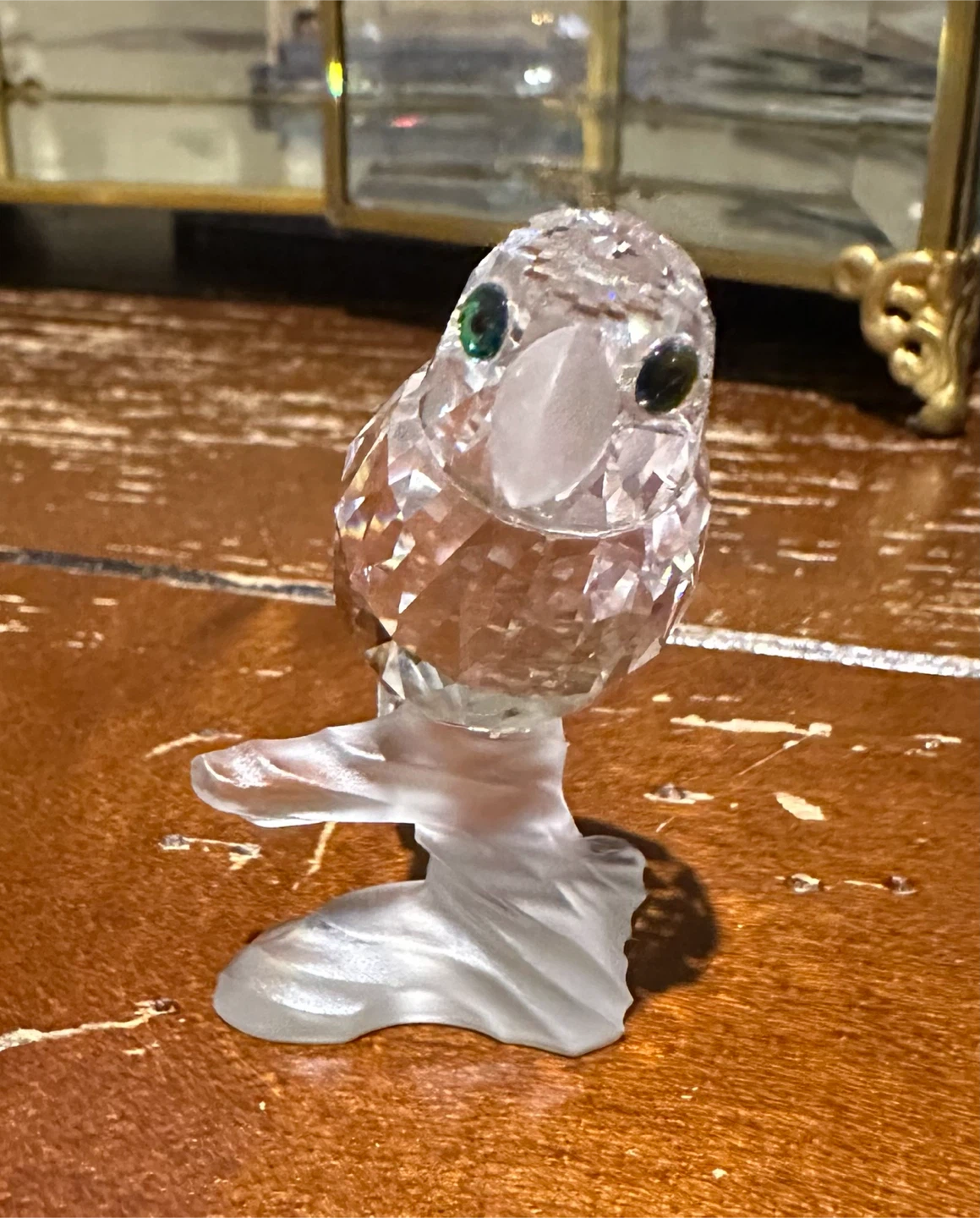 Swarovski Crystal Owl Figurine