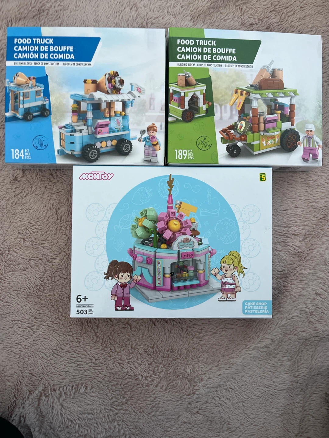 Montoy Food Truck Building Blocks Set