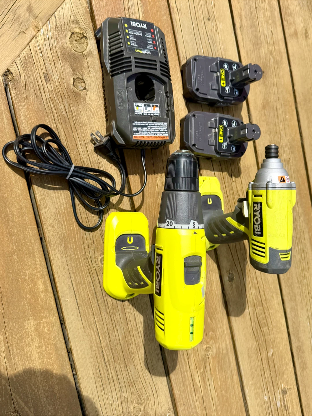 Ryobi ONE+ Cordless Drill and Impact Driver Kit