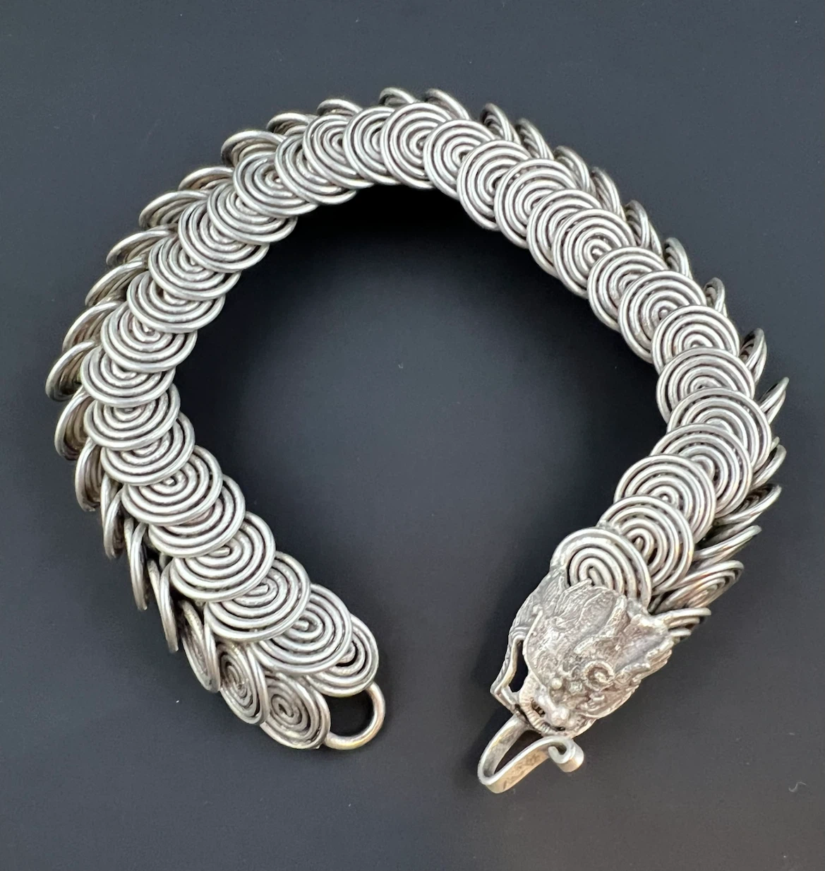 Vintage Dragon Coil Bracelet - photo 2