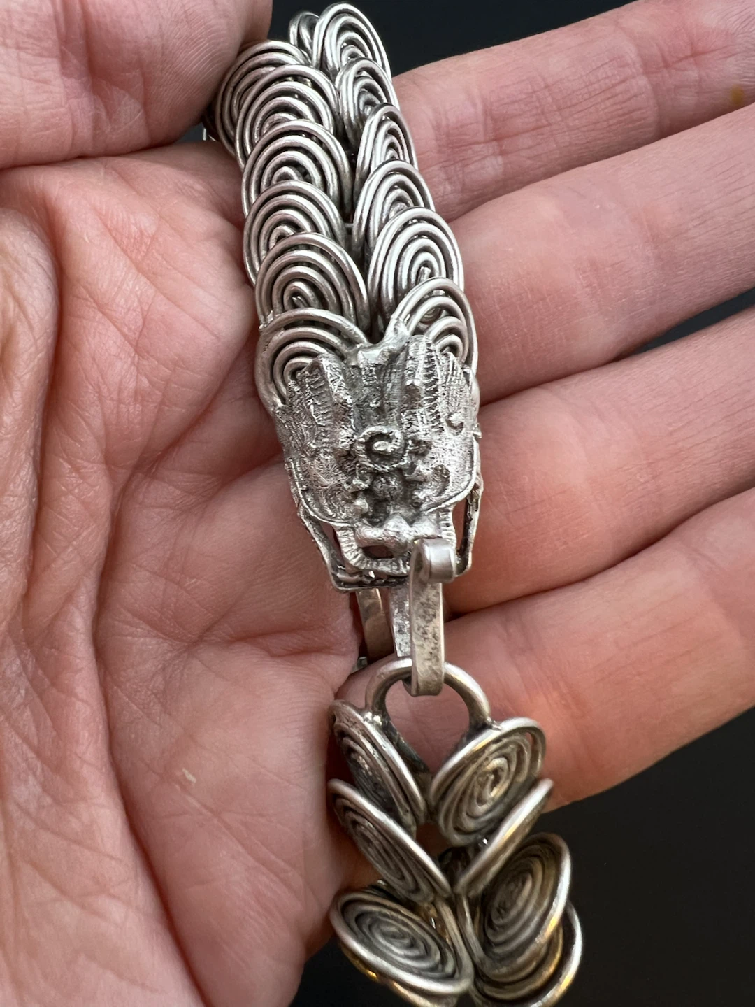 Vintage Dragon Coil Bracelet - photo 4