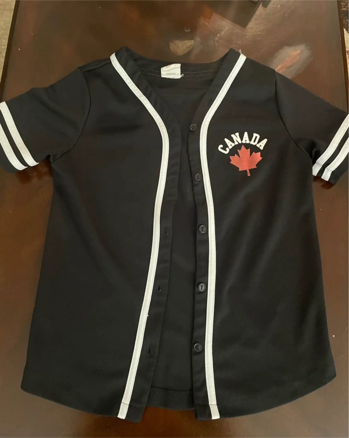 Black Canada "On the EH Team" Baseball Jersey - photo 3