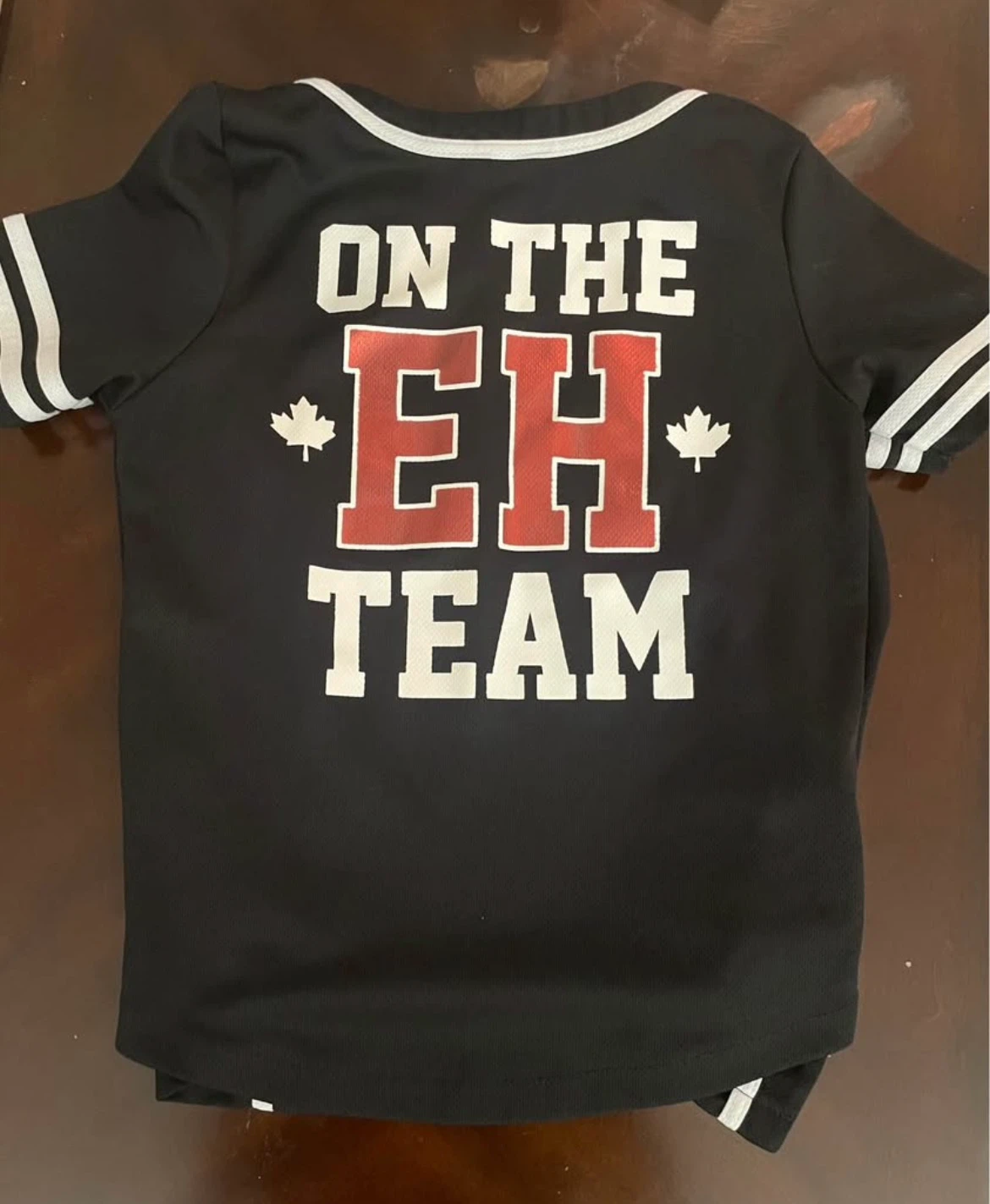 Black Canada "On the EH Team" Baseball Jersey - photo 4