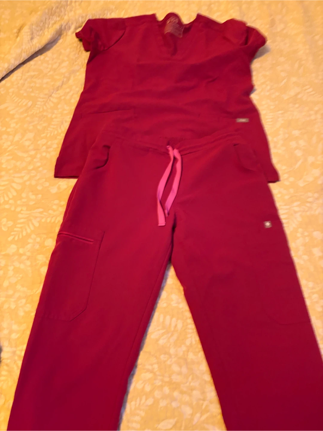 FIGS Technical Collection Scrub Top & Pants Set - XS