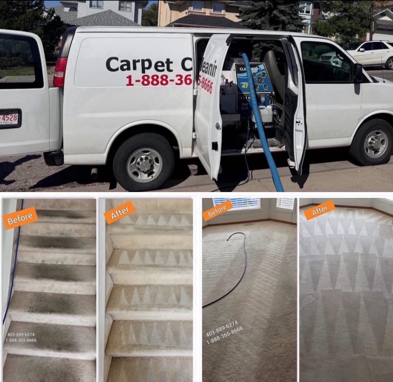 Professional carpet cleaning ( truck mounted )