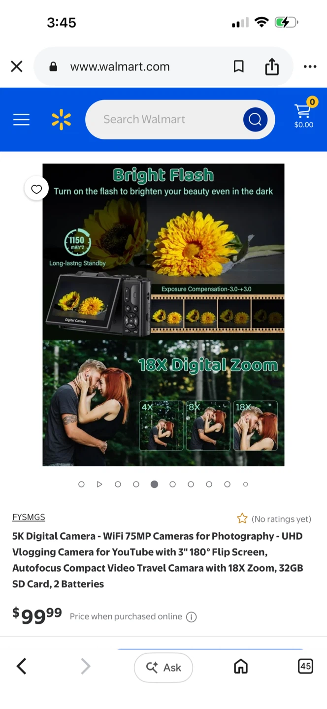 Digital Camera - WiFi 75MP Cameras for Vlogging /Photography - photo 3