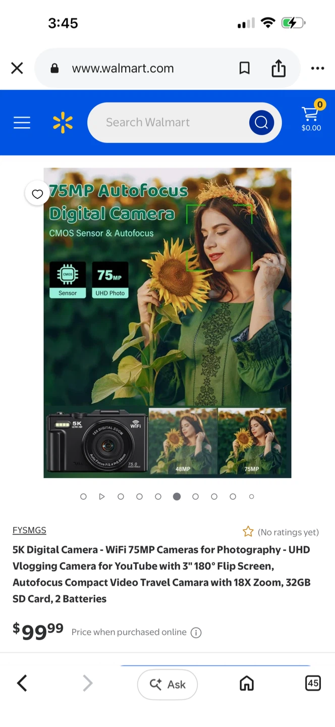 Digital Camera - WiFi 75MP Cameras for Vlogging /Photography - photo 4