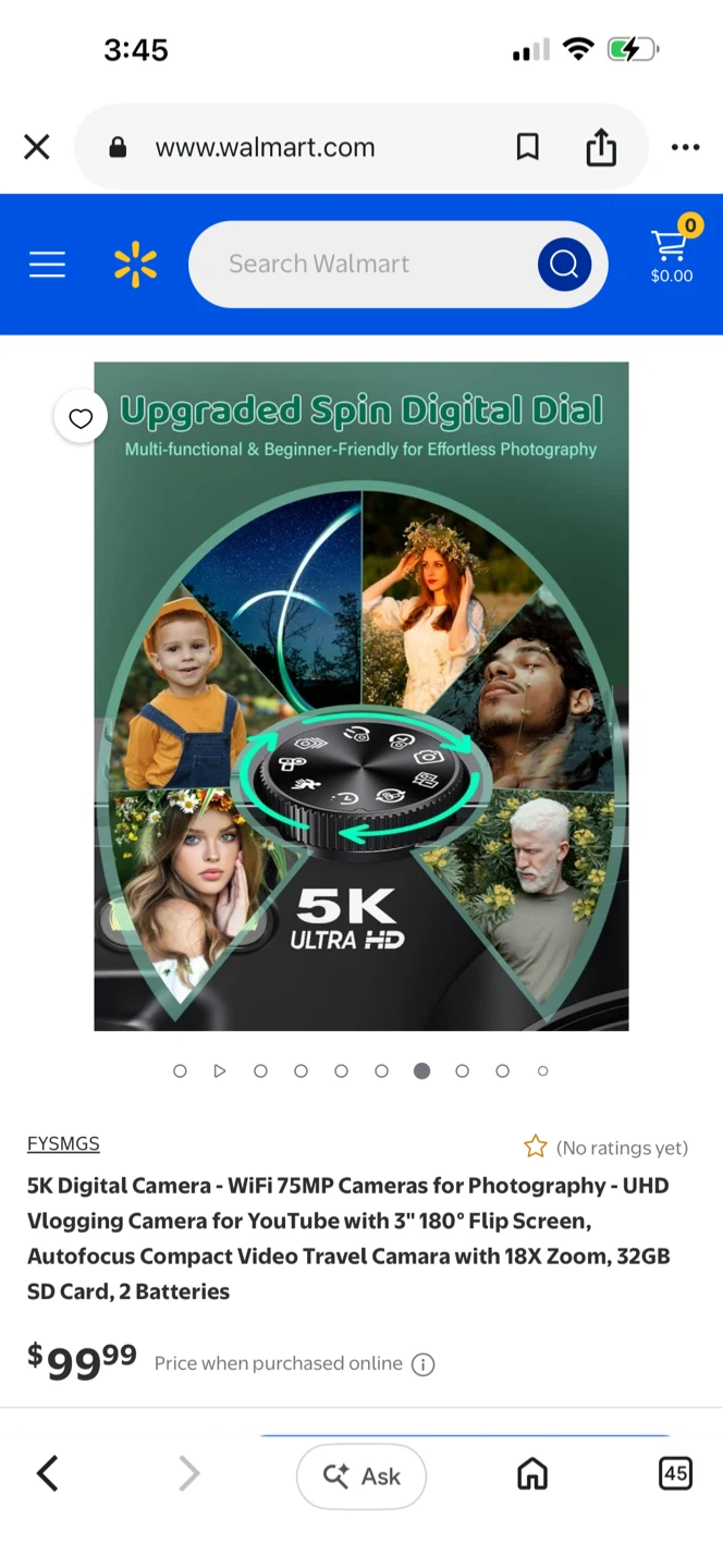 Digital Camera - WiFi 75MP Cameras for Vlogging /Photography - photo 5
