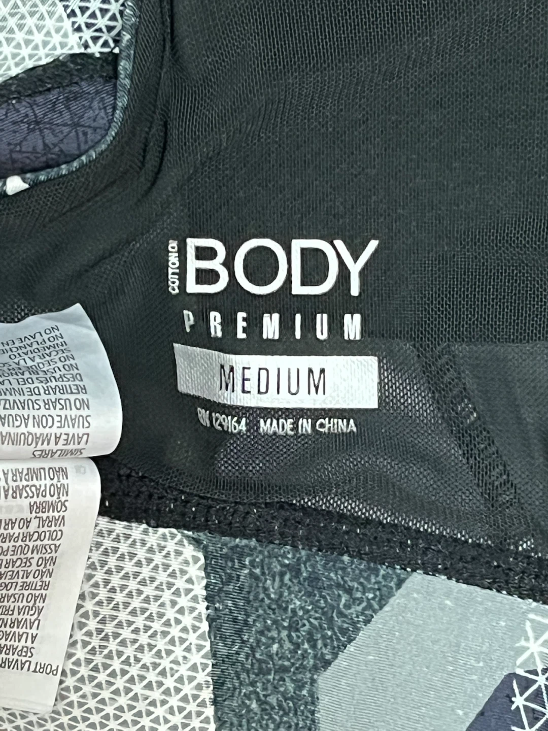 BODY PREMIUM Sports Bra Medium Camo Zip Front - photo 3