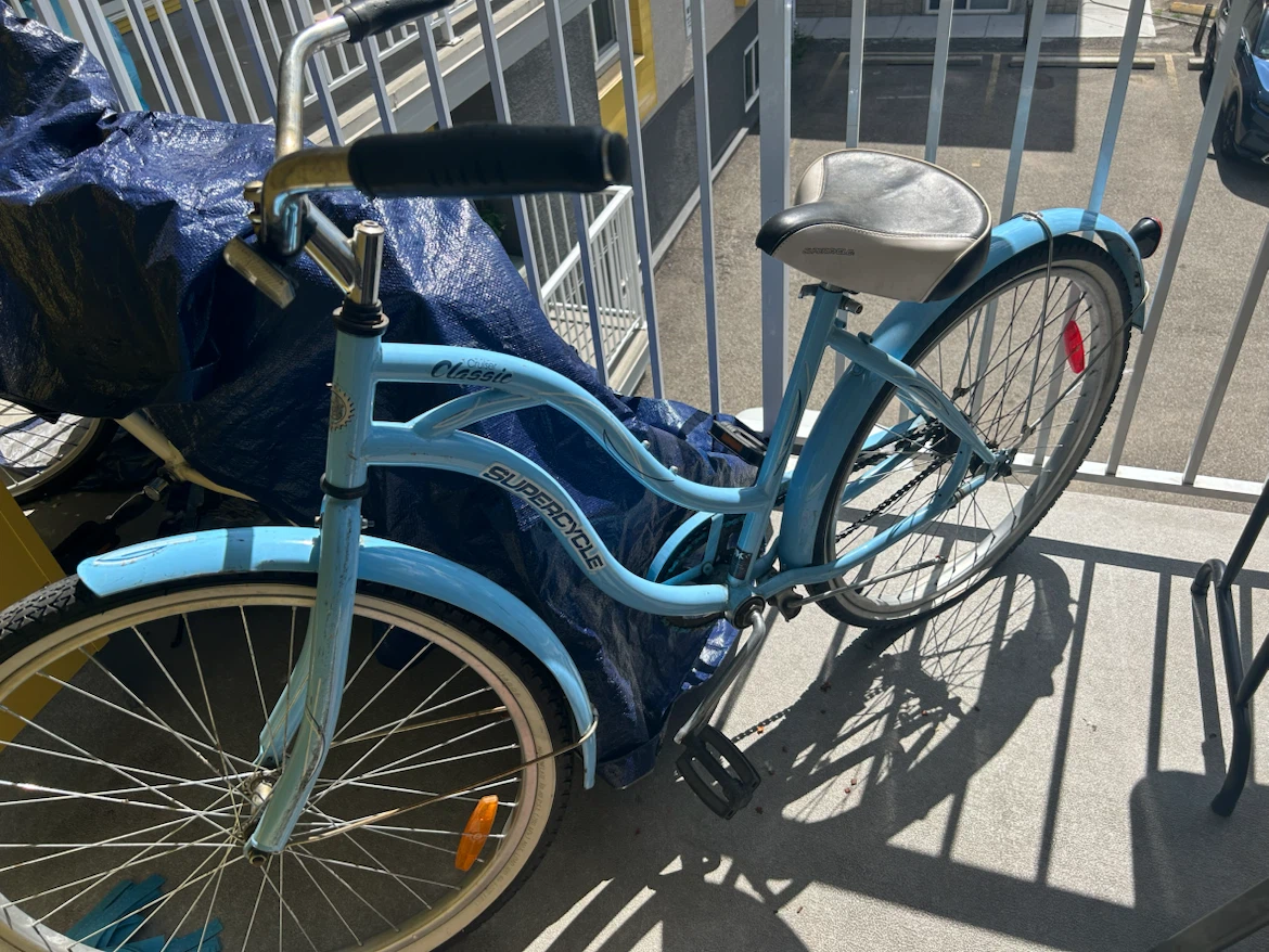 blue cruiser bike