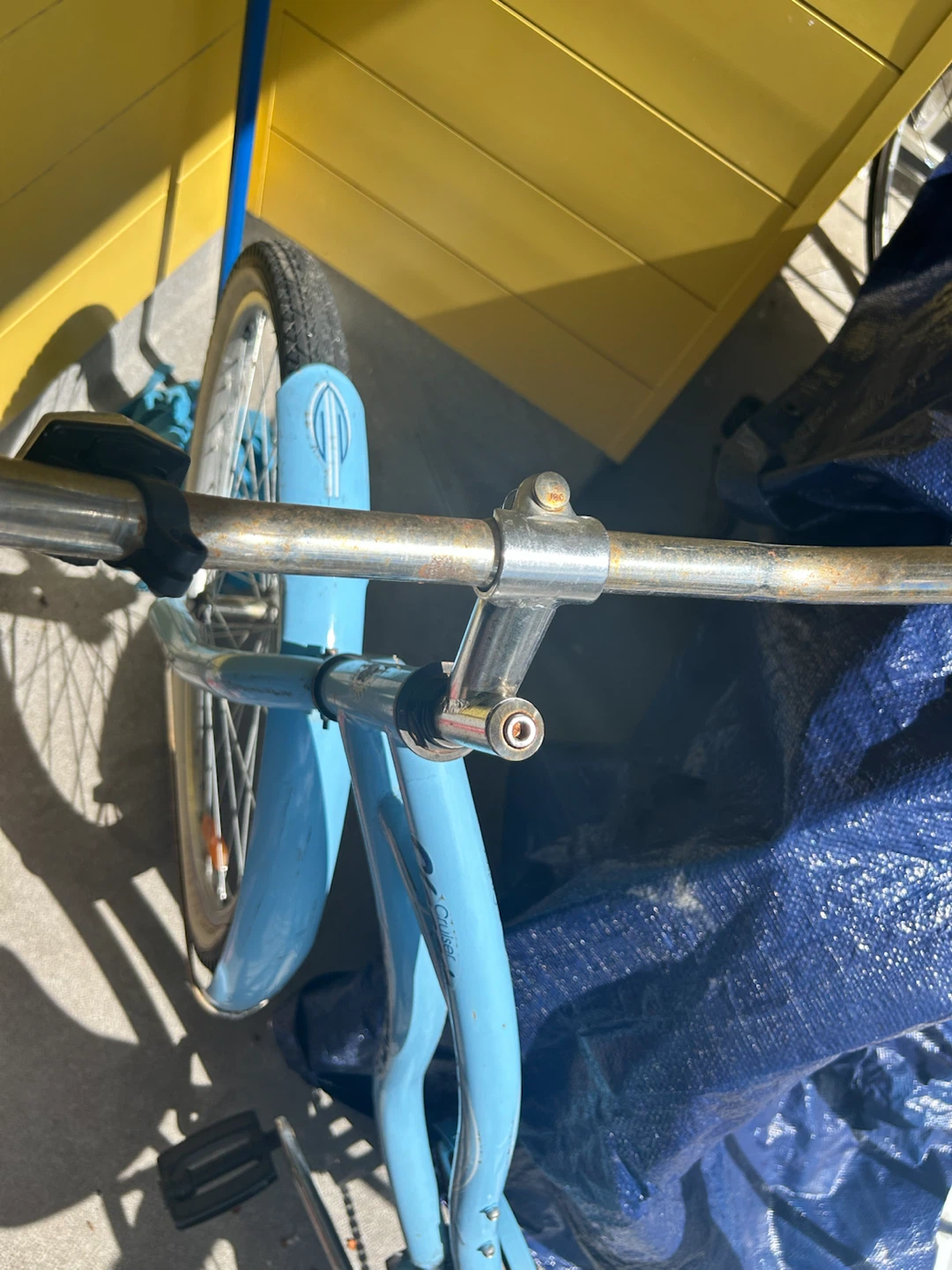 blue cruiser bike - photo 3