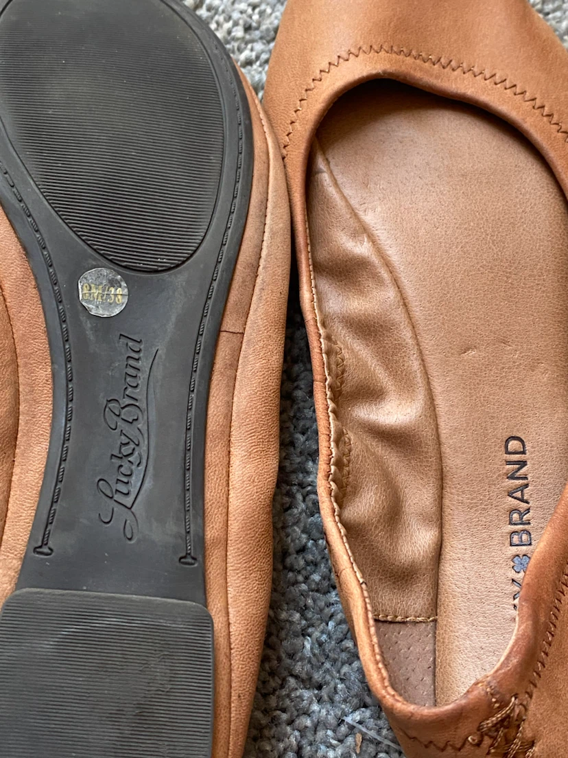 Lucky Brand Women's Tan Ballet Flats Size 8.5 - photo 2