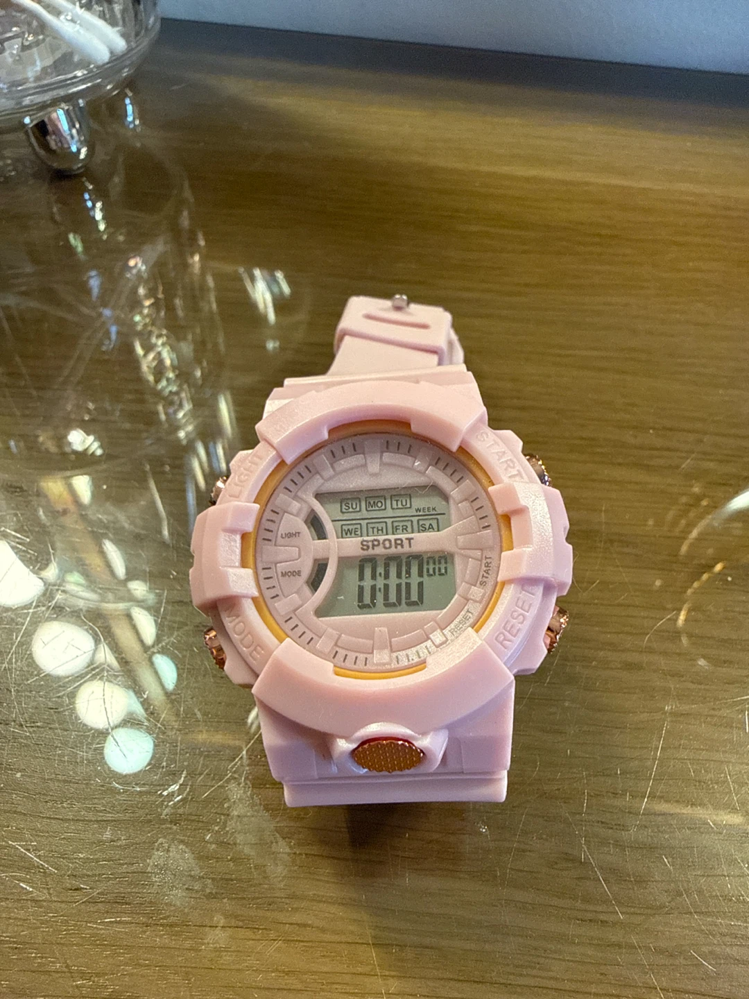 Pink Digital Sport Watch