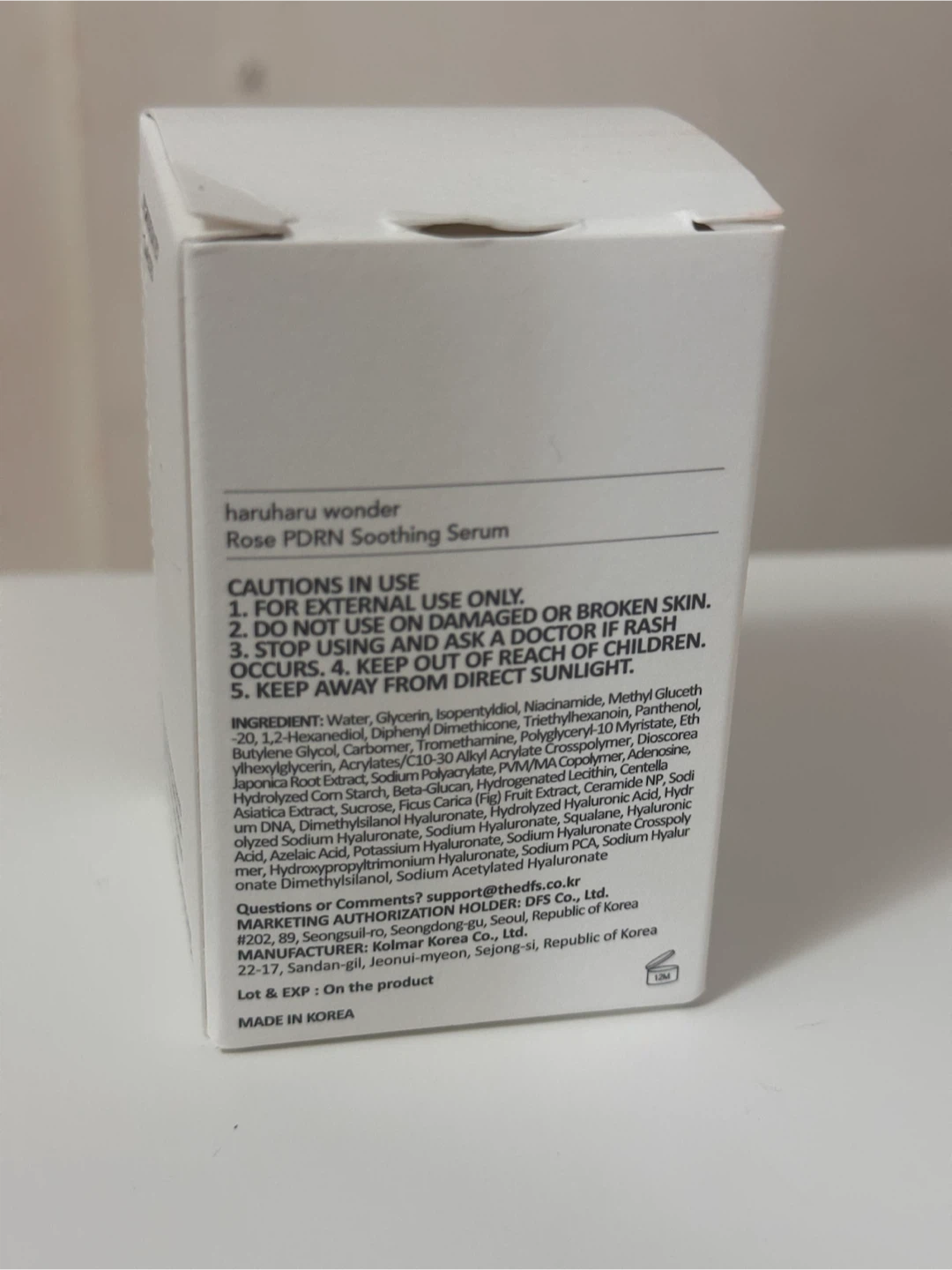HaruHaru Wonder Rose PDRN Soothing Serum 30ml - photo 3