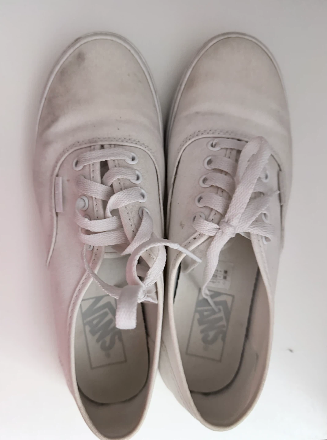 Vans Off The Wall White Canvas Sneakers