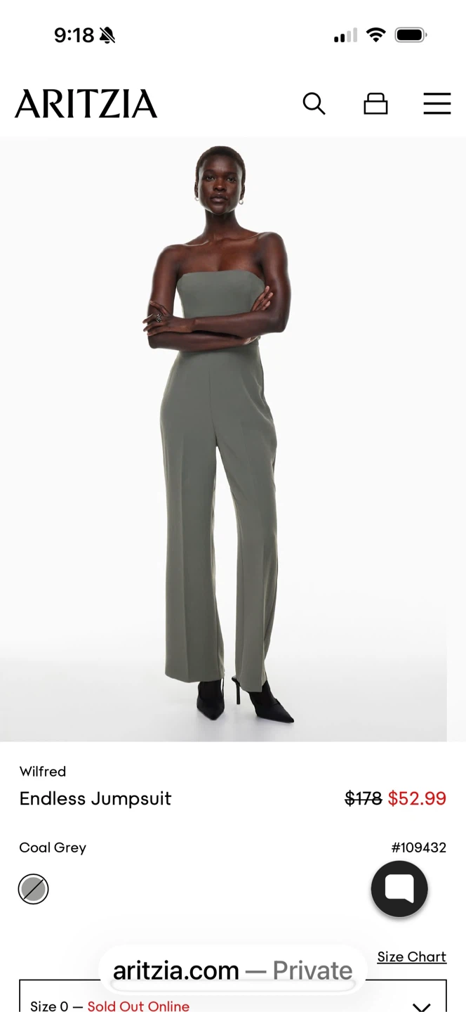 Aritzia Wilfred Endless Jumpsuit - Light Birch - photo 2