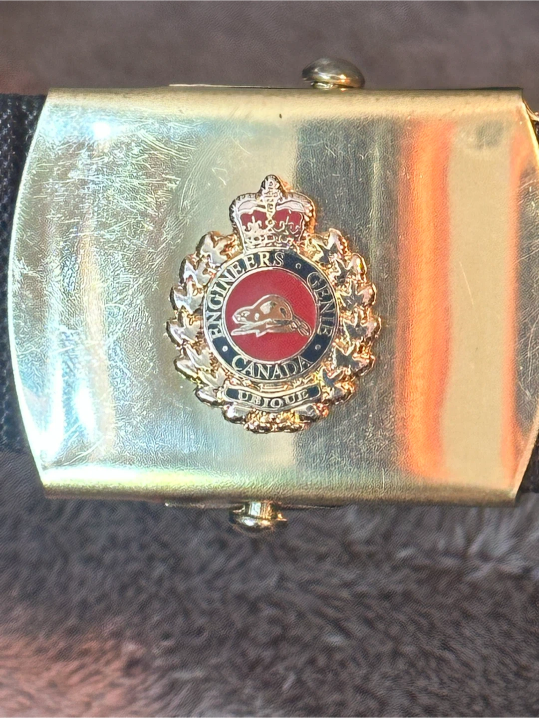 Royal Canadian Engineers ceremonial belt - photo 3