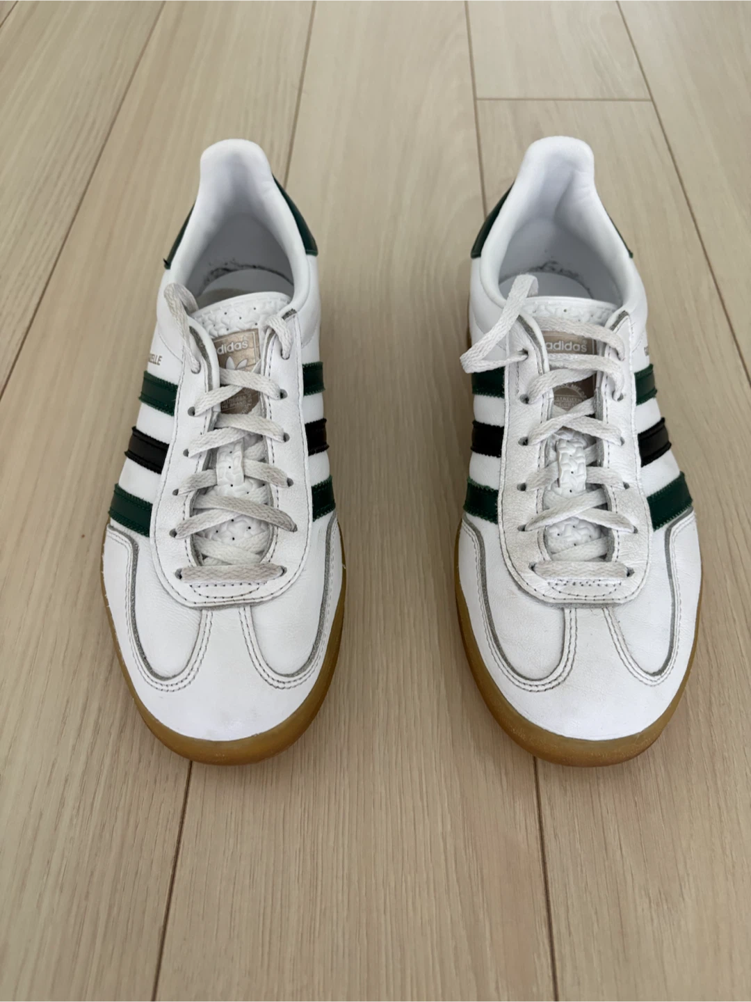 Adidas Gazelle Indoor Shoes - White/Green - photo 2