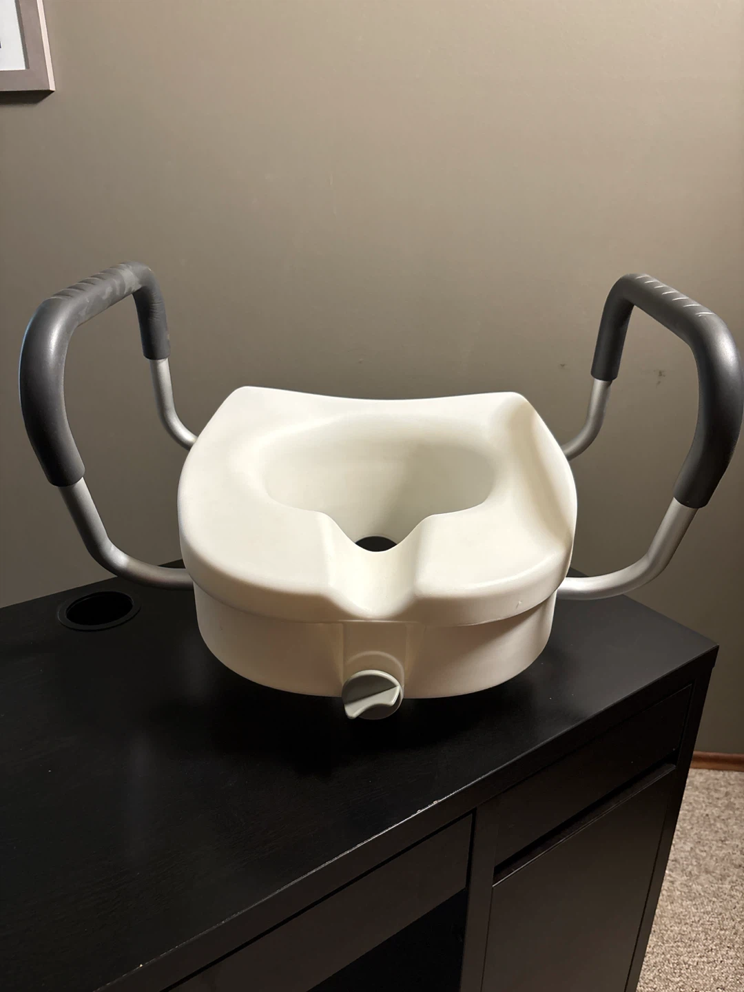Raised Toilet Seat with Handles