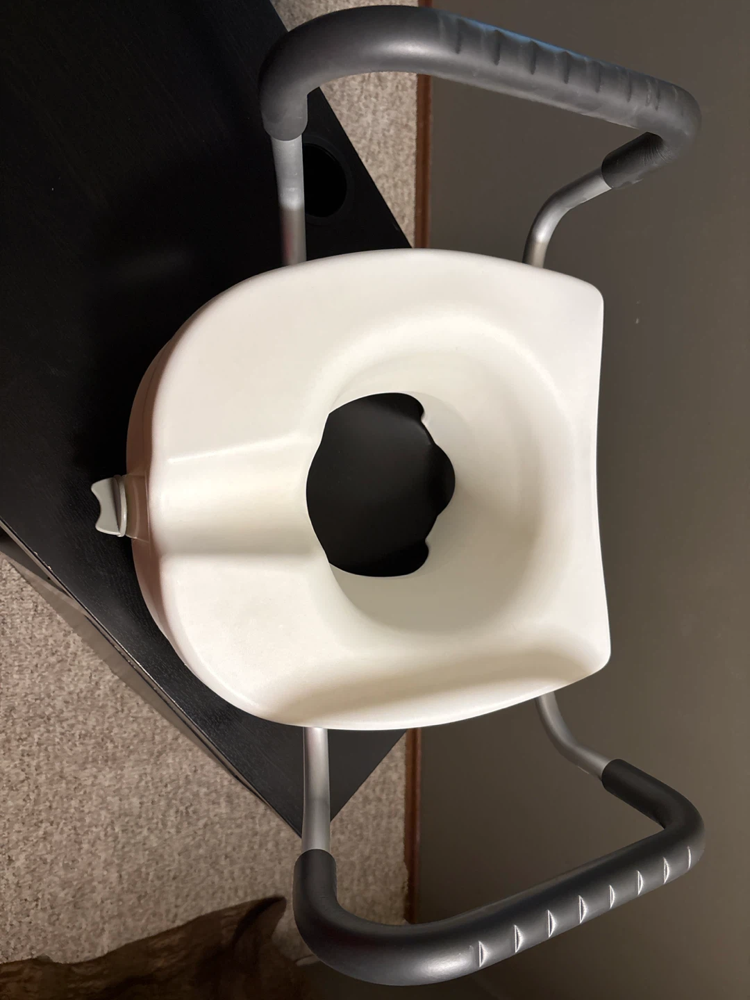 Raised Toilet Seat with Handles - photo 2